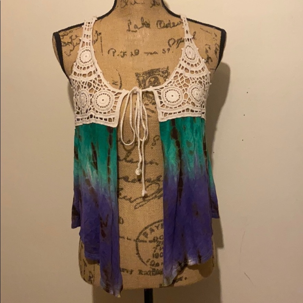 Crochet tiedye top!